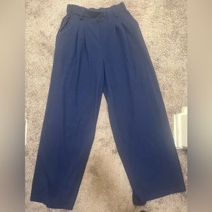 Halara High Waisted Wide Leg Waffle Pants, Small Petite